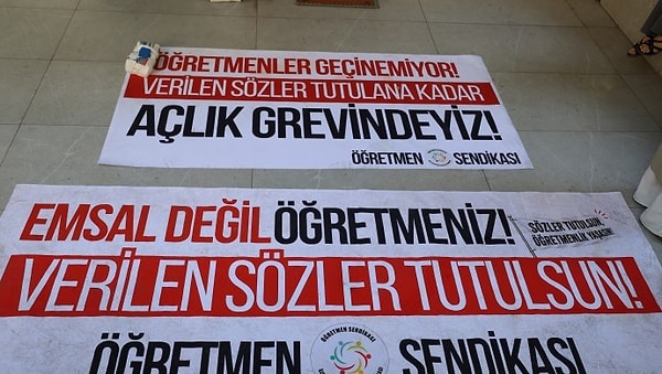 Eğitimciler Açlık Greviyle Seslerini Duyuruyor